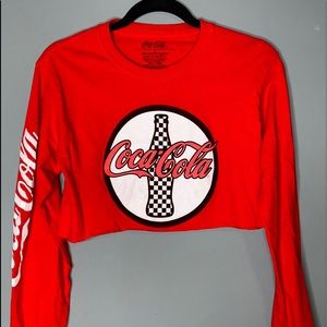 Cropped long sleeve tee